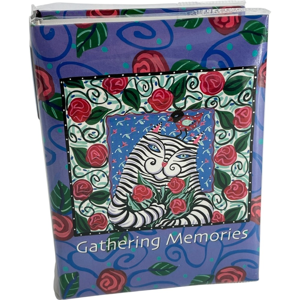 Dana Simson NCL Photo Album Gathering Memories Cat Roses 4x6 100 Pockets